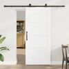 vidaXL Sliding Door ORKDAL White 86 x 198.5 cm Solid Pine Wood