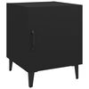 vidaXL Bedside Cabinets 2 pcs Black Engineered Wood