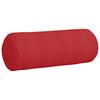 vidaXL Bolster Pillows 2 pcs Red Ø 25 x 70 cm Fabric