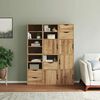vidaXL Side Cabinets 6 pcs "ODDA" 40x24x79 cm Solid Wood Pine