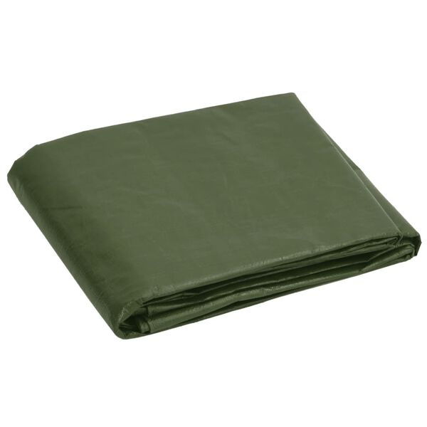 vidaXL Tarpaulin 180 g/m² 6x10 m Green HDPE