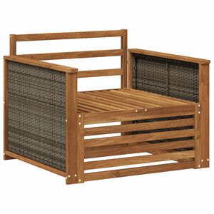 vidaXL Outdoor Middle Sofa Natural
