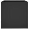 vidaXL Planter Box Black 40x40x40 cm Engineered Wood