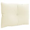 vidaXL Pallet Cushions 3 pcs Cream Fabric