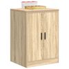 vidaXL Garage Storage Cabinet Sonoma Oak 60x51x85 cm Solid Wood Pine
