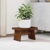 vidaXL Stool Natural 29 x 20 x 17 cm Mahogany Wood