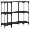 vidaXL Console Table Black 102x35x90 cm Engineered Wood