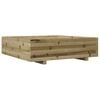 vidaXL Garden Planter 90x90x26.5 cm Impregnated Wood Pine