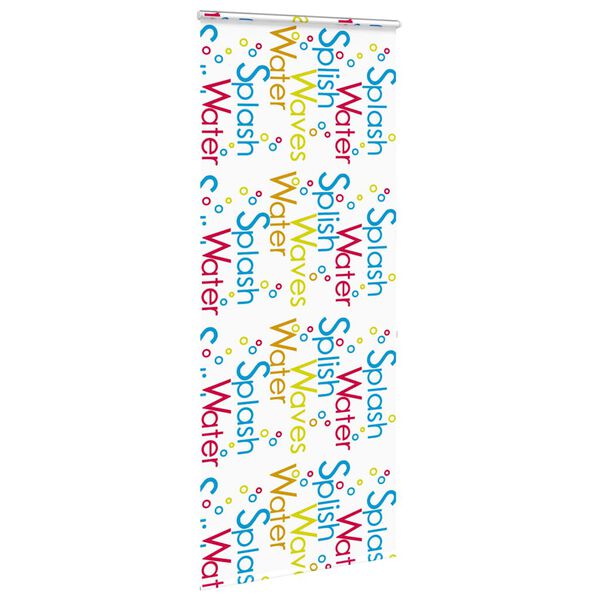 vidaXL Shower Roller Blind with Cassette 100x240 cm Fabric Width 96 cm