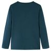 Kids' T-shirt with Long Sleeves Dark Green 104