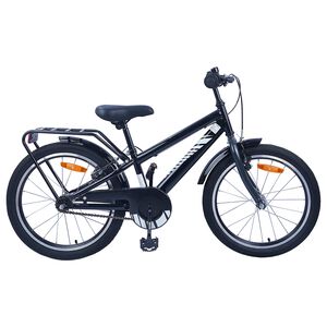 vidaXL Kids Bike 18'' for 5-7 Years Old Black