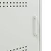 vidaXL TV Cabinet White 100.5x39x50.5 cm Steel