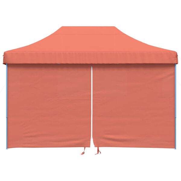 vidaXL Party Tent Folding Terracotta 279 x 410 x 315 cm Oxford Fabric