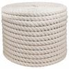 vidaXL Jute Rope 20 mm White 100% Tossa jute