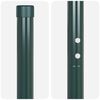 vidaXL Fence Post 12 pcs Green Powder-coated steel