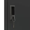 vidaXL Locker Cabinet Anthracite 38x45x180 cm Steel