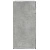 vidaXL Sideboards 2 pcs Concrete Grey 79x38x80 cm Engineered Wood