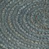vidaXL Handmade Rug Jute Round 150 cm Olive Green