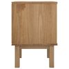 vidaXL Bedside Cabinet OTTA 45x39x57 cm Solid Wood Pine