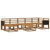 vidaXL Outdoor Sofa Set 8 pcs Natural Solid Acacia Wood