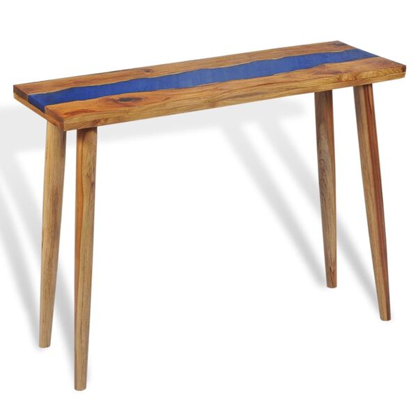 vidaXL Console Table Teak Resin 100x35x75 cm