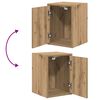 vidaXL Garage Wall Cabinets 2 pcs Artisan Oak Engineered Wood