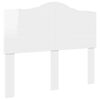 vidaXL Headboard Gloss White Engineered wood