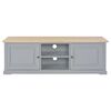 vidaXL TV Cabinet Grey 120x30x40 cm Wood