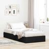 vidaXL Storage Bed with Mattress with Storage Black 90 x 190 cm Fabric