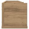 vidaXL CD Wall Shelf Artisan Oak 100x18x18 cm Engineered Wood