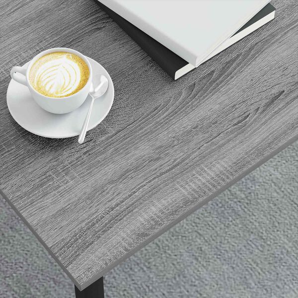vidaXL Coffee Table Grey Sonoma 100 x 100 x 45 cm Engineered Wood