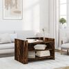 vidaXL Coffee Table Smoked Oak 80x50x50 cm Engineered Wood