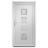 vidaXL Front Door White 88x200 cm PVC