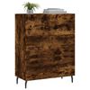 vidaXL Sideboard Smoked Oak 69.5x34x90 cm Engineered Wood