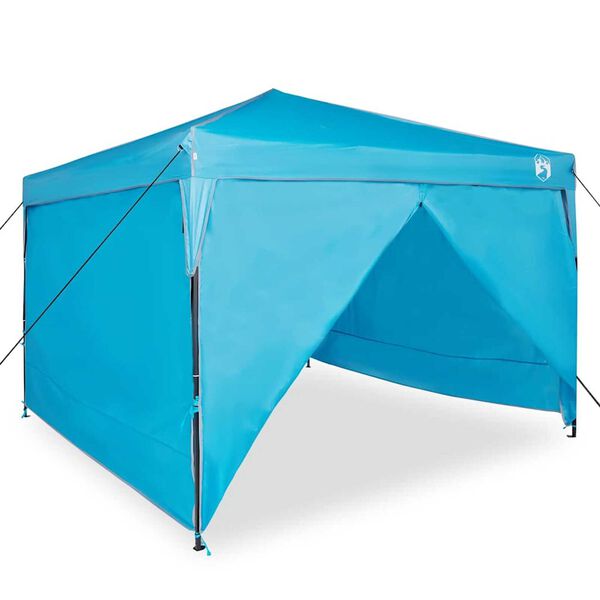 vidaXL Pop-up Canopy Tent Blue 300 x 300 cm Fabric