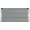 vidaXL Planter Light Grey 100 x 40 x 45 cm Steel