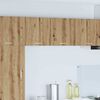 vidaXL Hanging Cabinet with Door Artisan Oak and White 40 x 31 x 40 cm