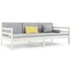 vidaXL Day Bed without Mattress White 90x190cm Solid Wood Pine