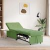 vidaXL Sofa Bed Light green 67 x 194 x 38 cm Velvet
