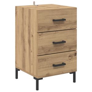 vidaXL Bedside Cabinet Artisan Oak 40 x 40 x 66 cm Engineered Wood