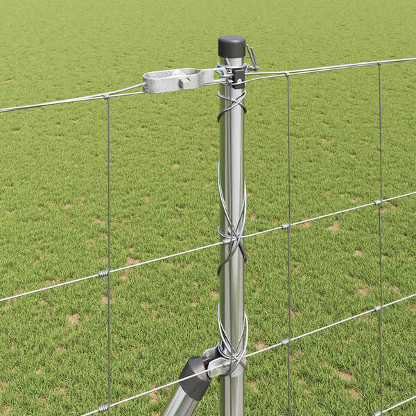 vidaXL Fence Post Galvanized 25 x 1.6 m Steel