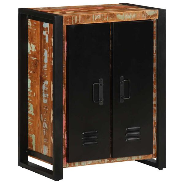 vidaXL Sideboard Multicolour 55x35x70 cm Solid Wood Reclaimed