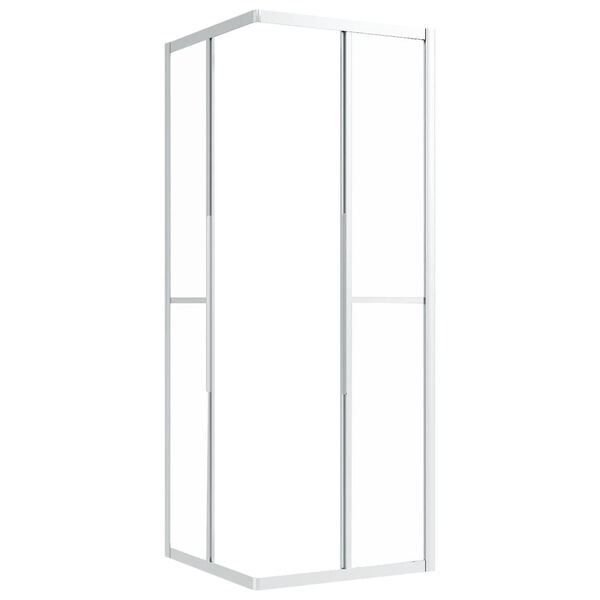 vidaXL Shower Cabin Frosted ESG 80x80x180 cm