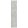 vidaXL Bathroom Mirror Cabinet 60x15x75 cm MDF Concrete Grey