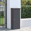 vidaXL Parcel Drop Box with Door Anthracite 44.5 x 29 x 110.5 cm Steel