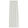 vidaXL Voile Curtain with Curtains 2 pcs Cream 245 x 140 cm Polyester