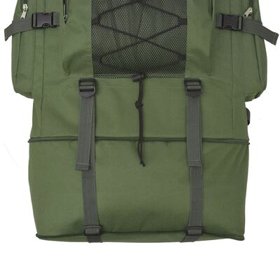 vidaXL Army-Style Backpack XXL 100 L Green