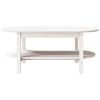vidaXL Coffee Table White 110x55x45 cm Solid Wood Pine
