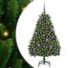 vidaXL Artificial Christmas Tree 120 cm 150 LEDs Warm White Green