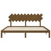 vidaXL Bed Frame without Mattress Honey Brown 200x200 cm Solid Wood Pine